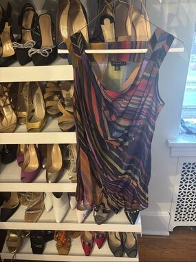 Ted Baker London Multicolor Striped Sleeveless Blouse